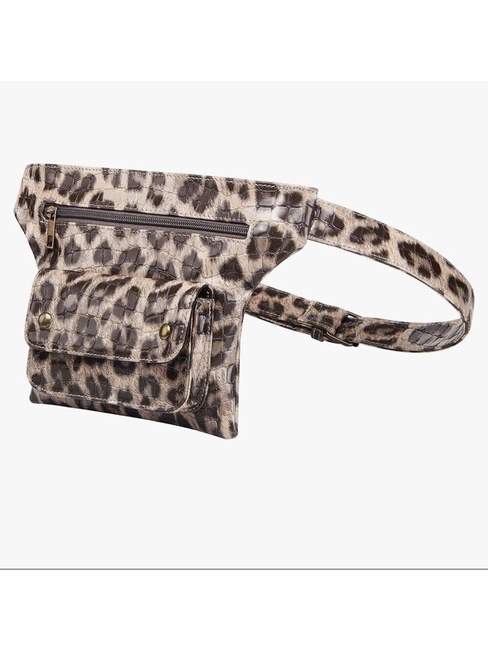 NEW-Leopard Pattern, Fanny Pack, HipBag, Fashion Waist Pack, Adjustable Belt - Picture 1 of 6
